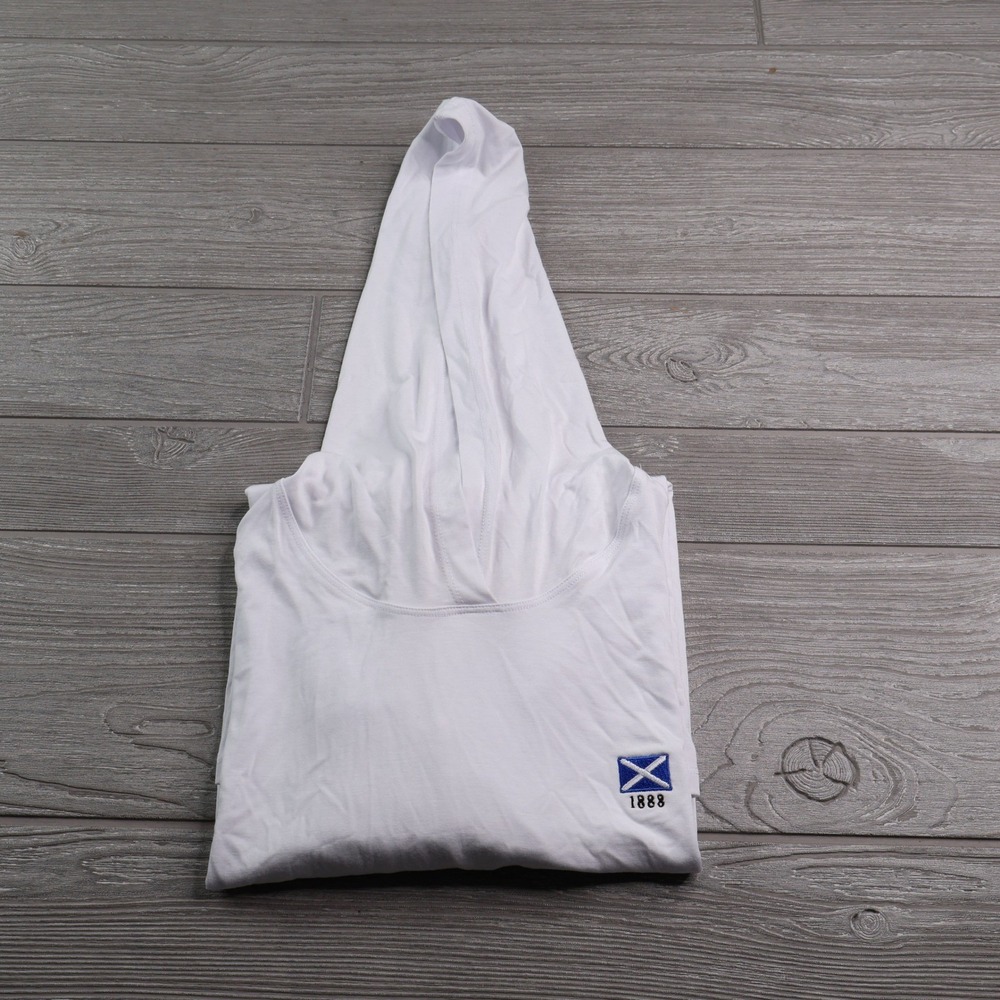 Swing Control St Andrews Golf Links Hoodie Men's M White Performance Stretch
